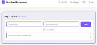 Stremio Addon Manager screenshot