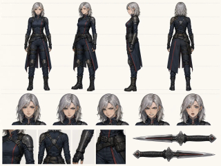 AI Model Sheet Generator screenshot