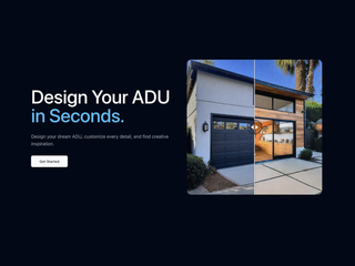 DreamLADU : AI image generator for accessory dwelling units (ADUs) screenshot