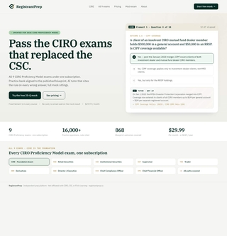Registrant Prep screenshot