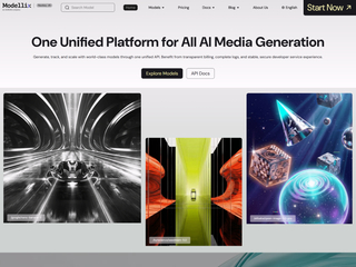 Modellix : All leading AI models. One API. Zero hassle. screenshot