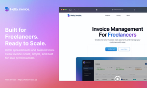 Hello Invoice screenshot