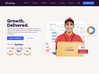 Locus : AI-powered logistics platform for last-mile delivery & dispatch screenshot