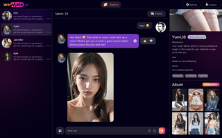 WeMate Spicy AI Roleplay Chat screenshot
