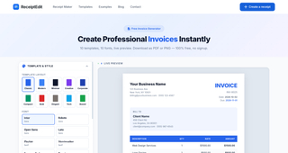 ReceiptEdit screenshot