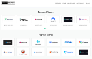 ProxyCoupons screenshot