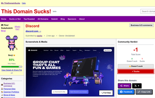 This Domain Sucks! screenshot