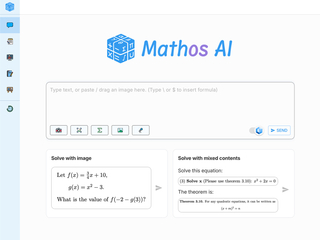 Mathos AI: The best AI math solver, calculator and tutor screenshot