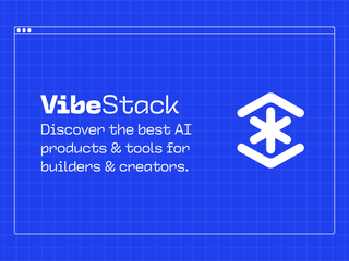 VibeStack: Curated directory of AI, design, and development products and tools. screenshot