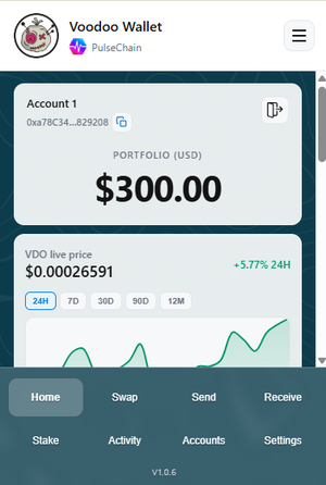 Voodoo Wallet Extension screenshot