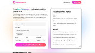 AI Rap Generator screenshot