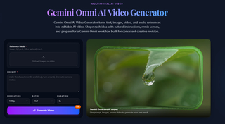 Gemini Omni AI Video Generator screenshot