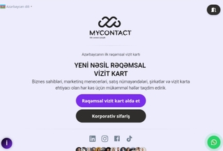 Mycontact.az screenshot