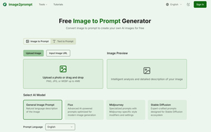 Image2Prompt - Free Image to Prompt Generator screenshot