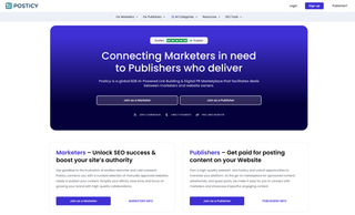 Posticy - Guest Posting & Sponsored Content Marketplace screenshot