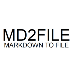 MD2FILE screenshot