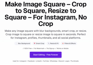 square image maker screenshot