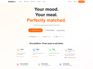 mealideas : AI-powered meal decisions that learn your taste screenshot