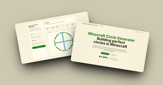 Minecraft Circle Generator screenshot