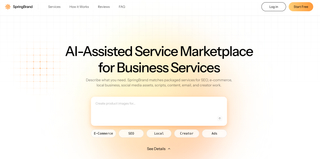 SpringBrand — AI-Assisted Service Marketplace screenshot