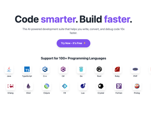Swapcode AI: AI that helps write, convert, and debug code 10x faster screenshot