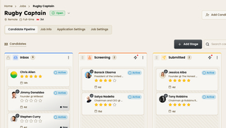 Happlicant screenshot