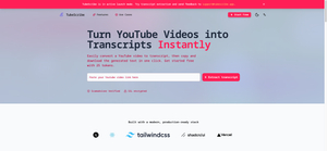 TubeScribe screenshot