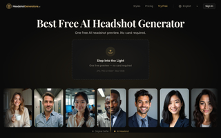 HeadshotGenerators.ai screenshot