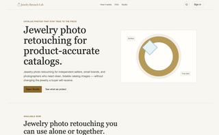 Jewelry Retouch Lab screenshot