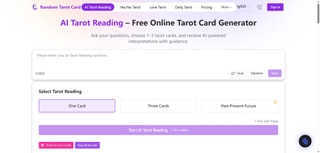 Random Tarot Card screenshot