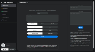 Maily Wizard screenshot