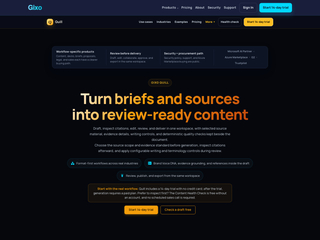 Gixo Quill : AI SEO Content Writer With Cited Sources screenshot