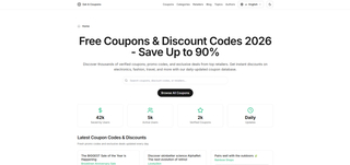 Get A Coupons: Verified Discount Codes and Daily Deals screenshot