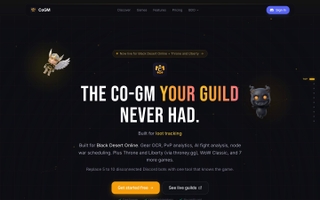 Co-GM screenshot