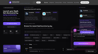 JustLaunched screenshot