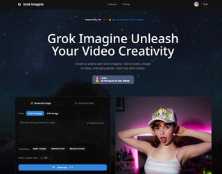 Grok Imagine screenshot