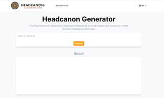 Headcanon Generator screenshot
