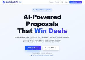 QuoteCraft AI screenshot