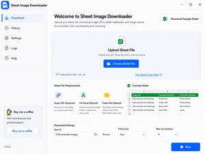 Sheet Image Downloader screenshot