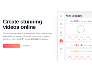 EchoWave : Online video editor screenshot