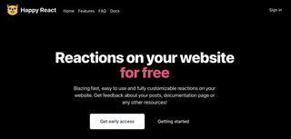 Happy React screenshot