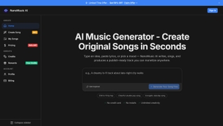 NanoMusic AI screenshot