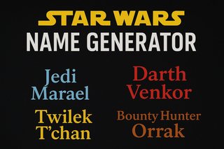 Star Wars Name Generator screenshot