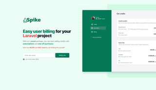 Spike billing screenshot