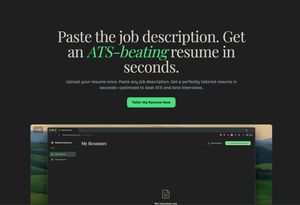 Matcha Resume screenshot