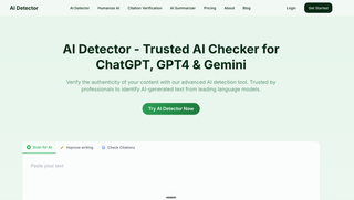AI Detector screenshot