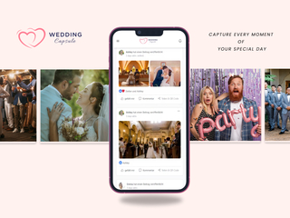 Wedding Capsule: A Digital wedding guestbook for messages, photos, videos, and memories. screenshot