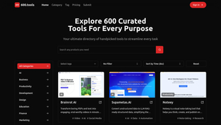 600.tools screenshot