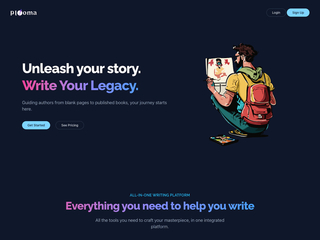 Plooma : Plooma is a writing platform to plan, write, and shape books your way. screenshot