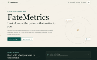 Fate Metrics screenshot